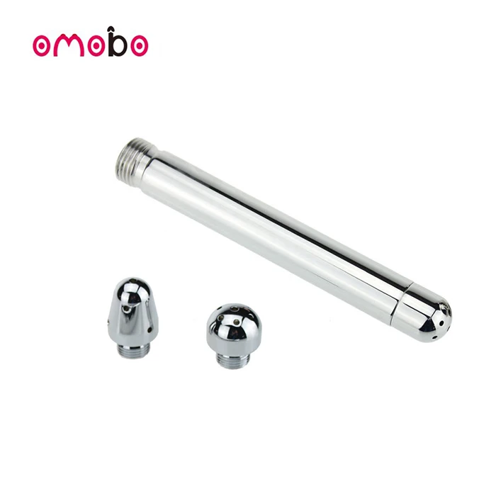 Hot Selling 3 Heads Aluminum Enema Shower Vaginal Anal Cleaner Douche