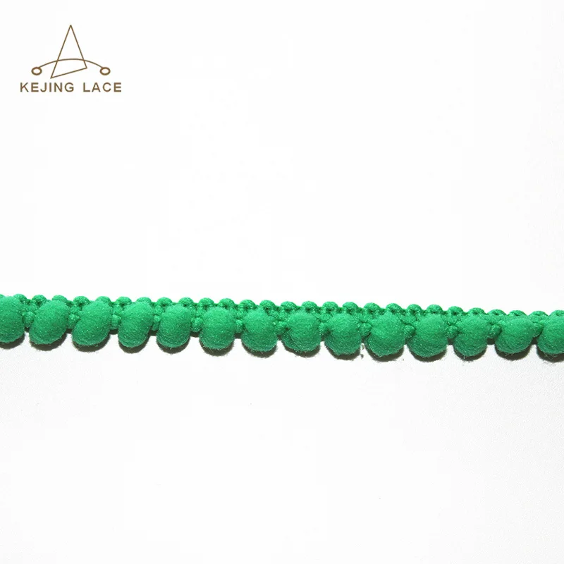 Wholesale Polyester Mini Pom Pom Trim Fringe Ball Trim