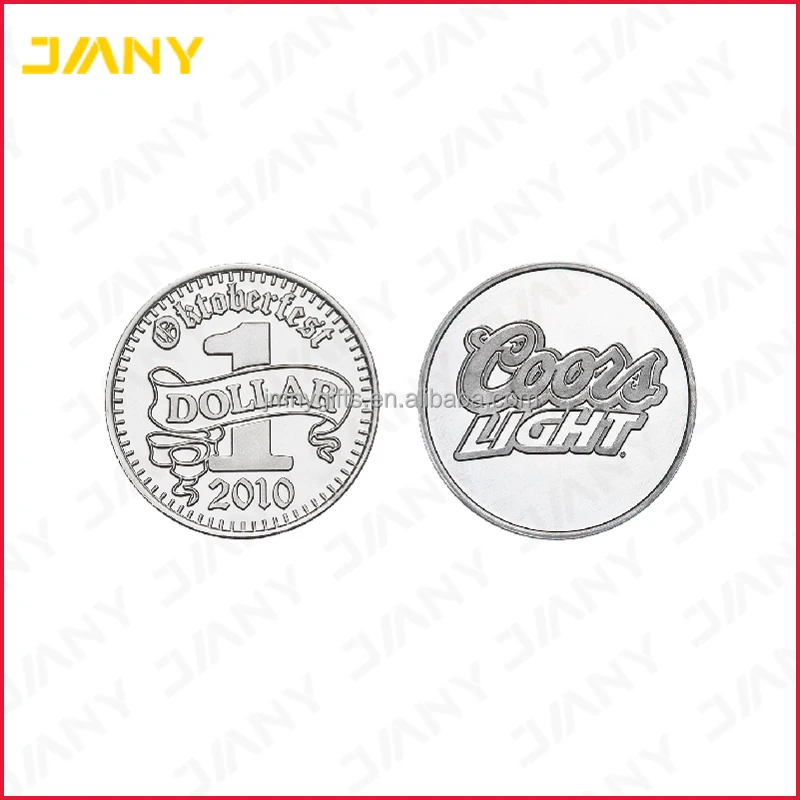 Custom Engraved Nickel Silver Coins and Tokens