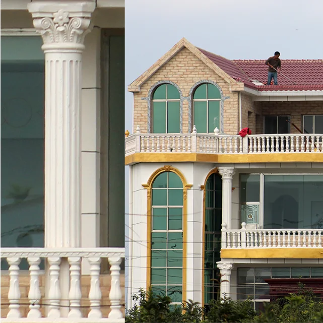 Customized ABS plastic mold for concrete Roman pillar column