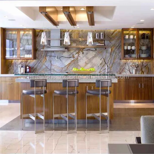 Azul Mare Quartzite for kitchen counter top