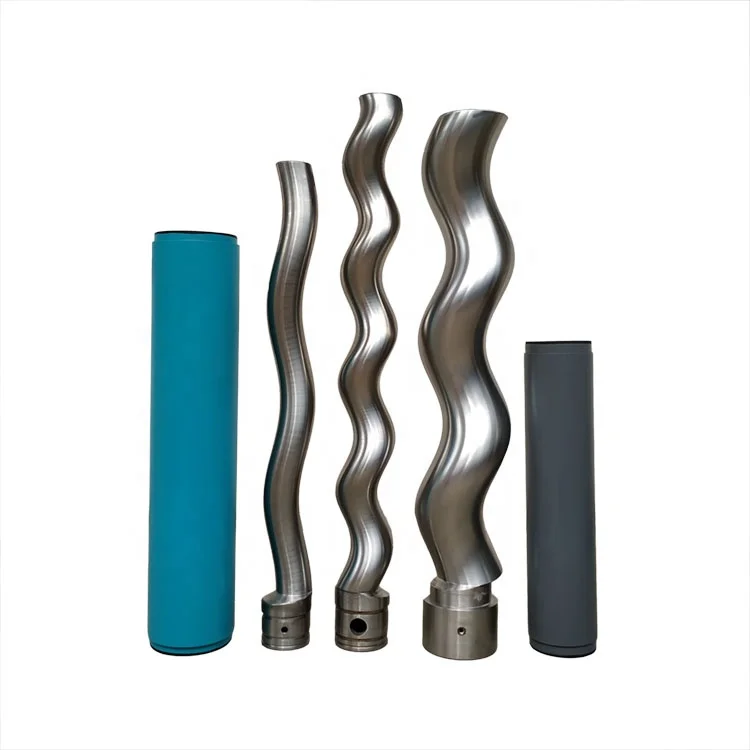 NETZSCH Progressive Caivty Screw Pump Part NBR/EPDM/FKM Rubber Stator and Rotor for Industrial Sewage and Lime Slurry Mortar