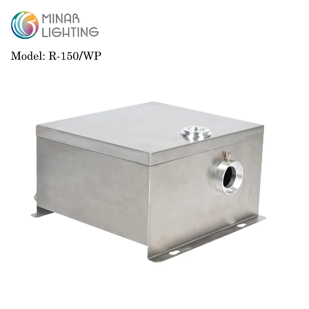 waterproof fiber optic light engine, 150W metal halide lamp, IP43 (R-150/WP)