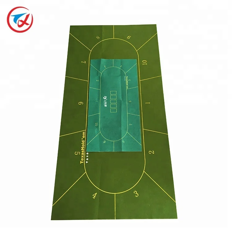 
Custom design pool table mat craps felt 