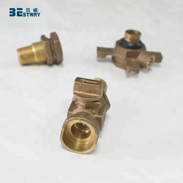 BWVA Bronze or Brass Star Expansion Joint with Nipple for Water Meter