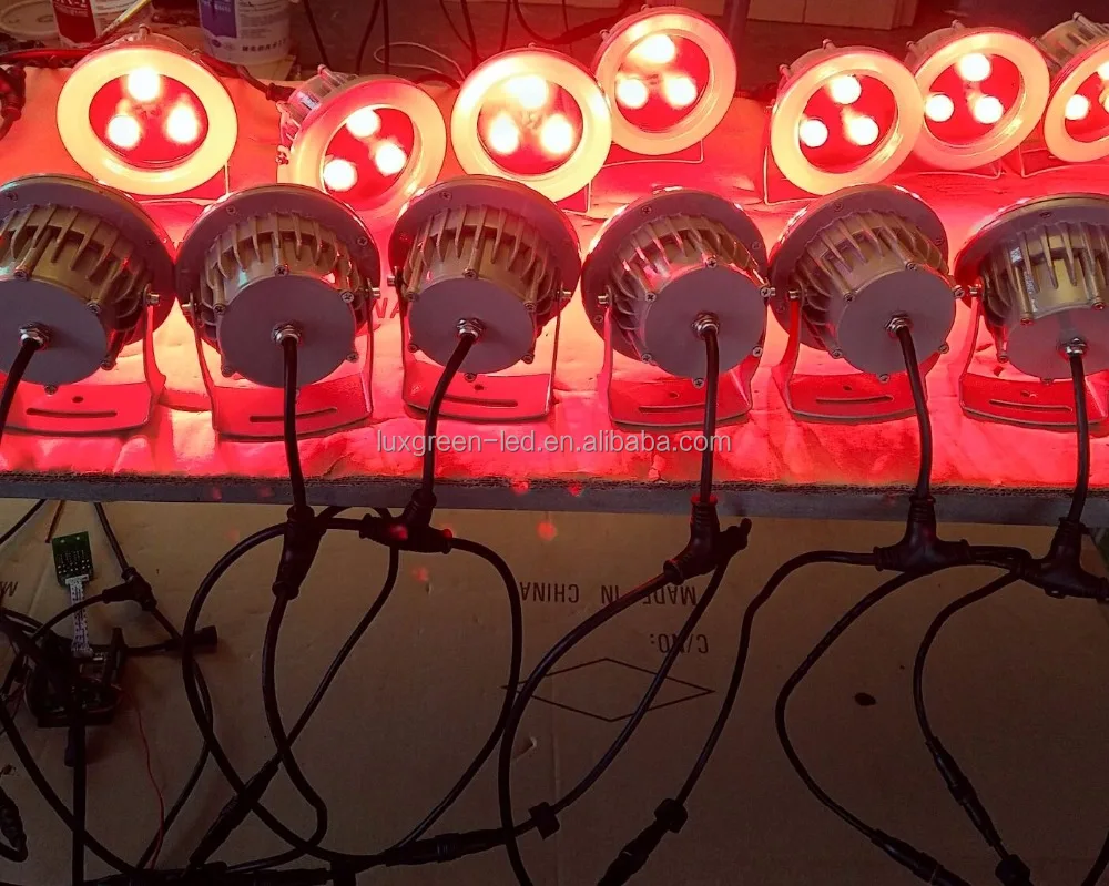 24V DC IP65 RGBW 4in1 1*8W, 3*8W, 5*8W led outdoor garden lights with 3 years warranty