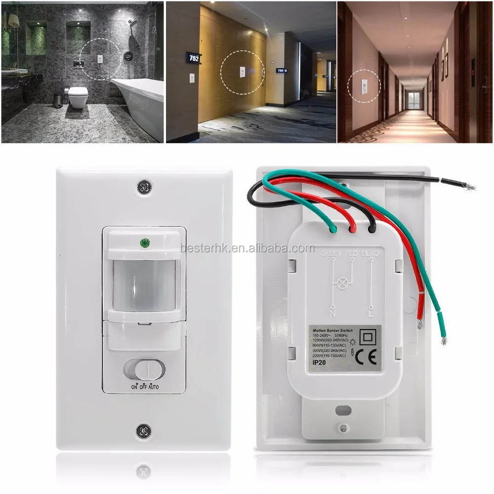 Motion Sensor Switch for Wall, Occupancy Vacancy Sensor BS033C