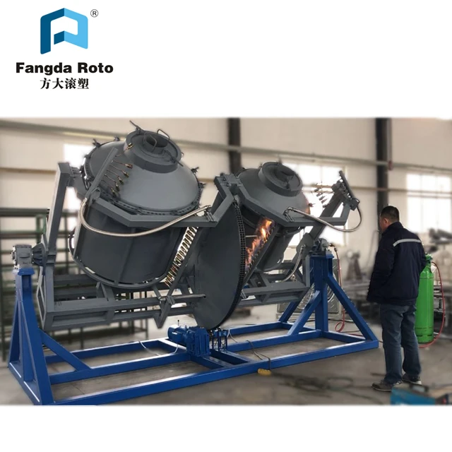Fangda Roto открытый пламя Рок н ролл Ротационная Машина для изготовления резервуара для воды