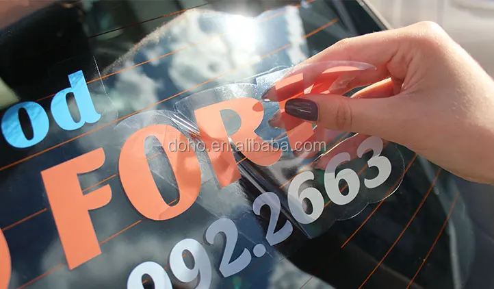 Custom printed Removeable Car Die Cut vinyl decals,Full color uv Vinyl car Window Decals stickers