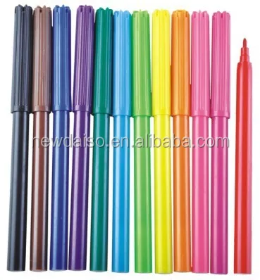 Plastic Felt tip marker pens
