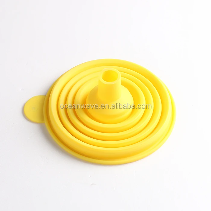 
Quality Stainless steel or silicone coffee bean funnel for cooking gadgets and tools 