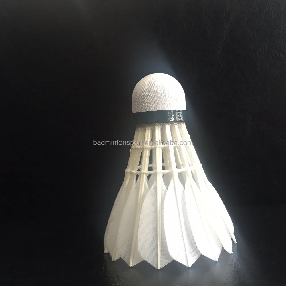 China top quality goose feather badminton shuttlecock OEM production as yy quality (Anhui Lingmei AH-31)