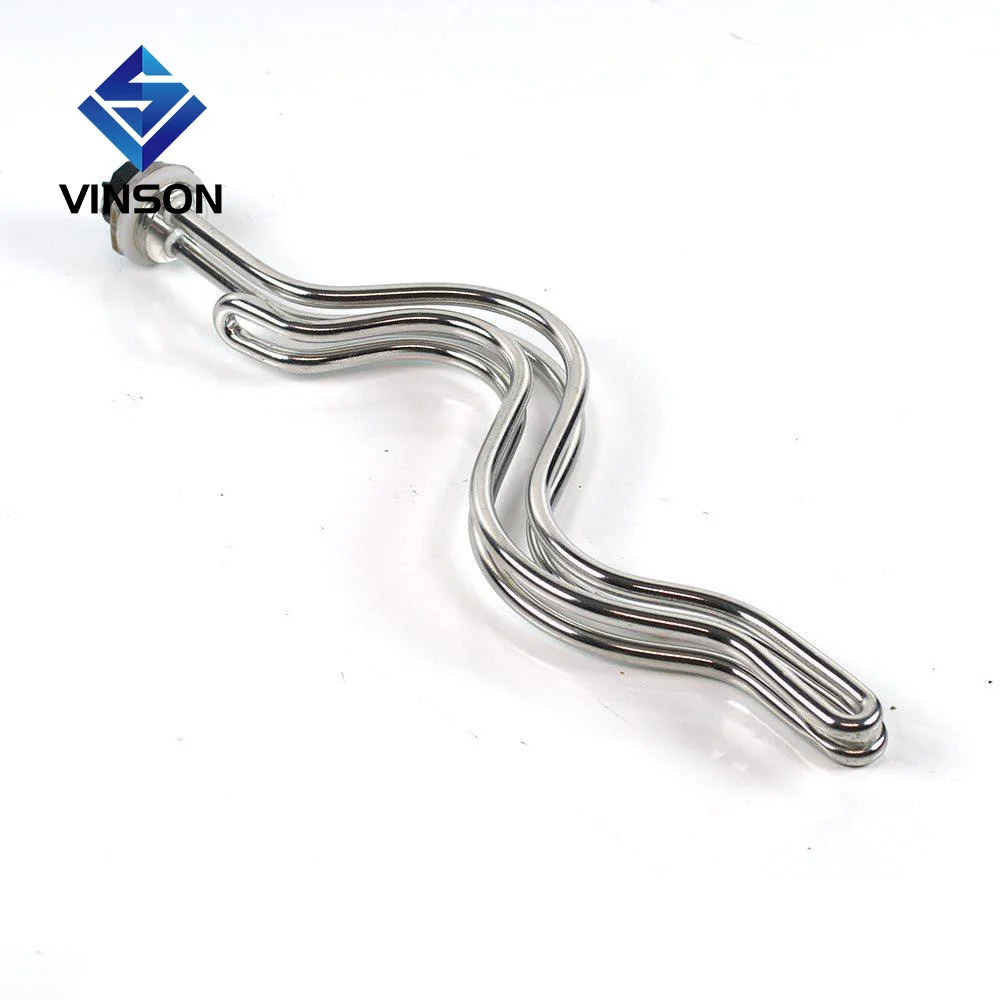 240V 5500W Tri clamp Bent Heating Element Stainless Steel Immersion Water Heater