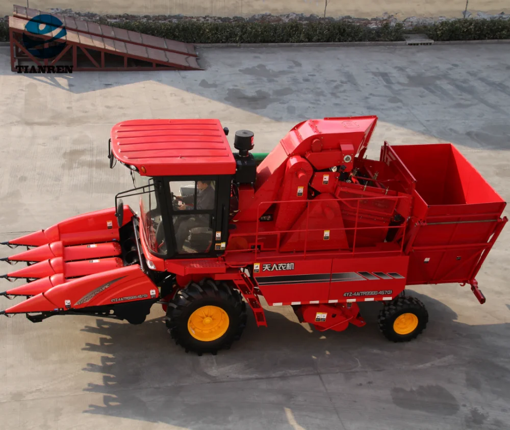 TIANREN 5 Row Sweet Corn Combine Harvester 4YZ-5