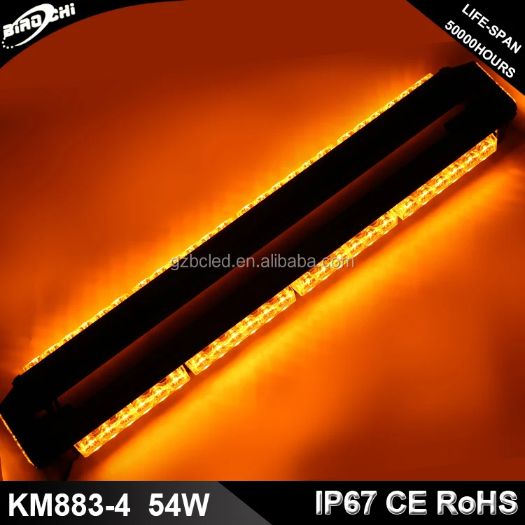 54W 70cm double side Waterproof Arrow / Narrow Stick LED Traffic Advisor Strobe Lightbar,LED Directional Strobe Light Bar