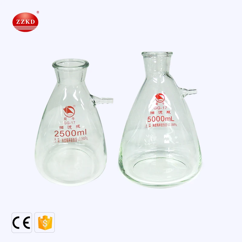 5000ml Vacuum Suction Glass Filtering Filtration Unit with Buchner Funnel