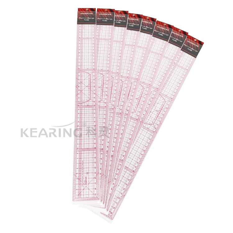 Kearing Durable Fashion Design Grading Ruler 50cm Pattern Making Ruler # 8003 for Sewn Tailors