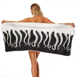 Wholesale  Digital Custom Printed Microfiber Beach Towel  Dress
