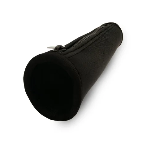 Top Quality Custom Neoprene Black Tube Pencil Case Pencil Bag Pouch Stationery Case For Kids Teens Adults