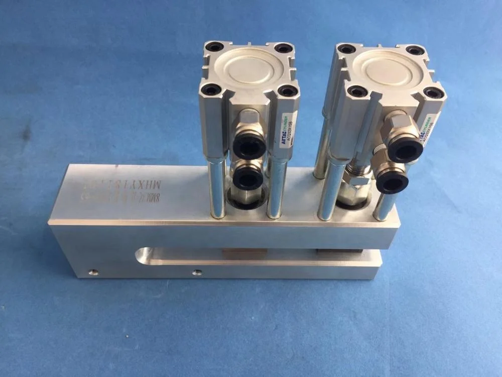 Customized air operated 8mm round hole extended 100-65 hole punch