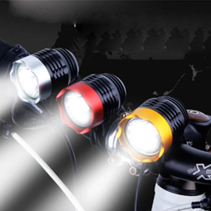 Rechargeable  XM-L T6 USB 5V Bike Light 1600LM Max LED Bicycle Light Headlight