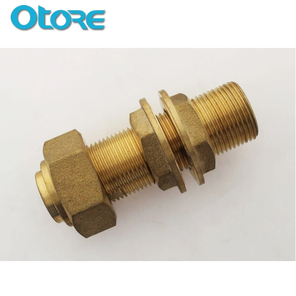 
Taizhou Aolong Brass Water Meter Fitting Brass Swivel Hose Connector 
