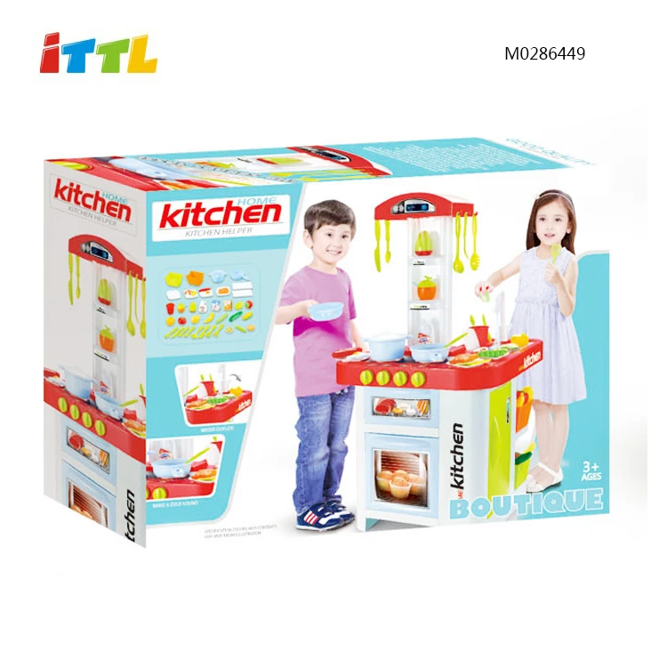 Hot pretend play toys kitchen set toy eco-friendly play set