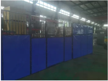 PVC Canvas HDG Horse Stall Stable Equipment With Steel Frame