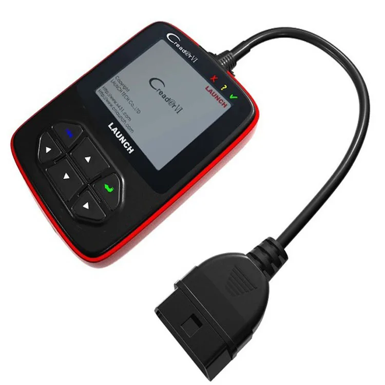 100% Оригинальный считыватель кодов Launch Creader VI + поддерживает связь со всеми OBD2/CAN Creader 6, обновленный через Интернет Creader VI Plus