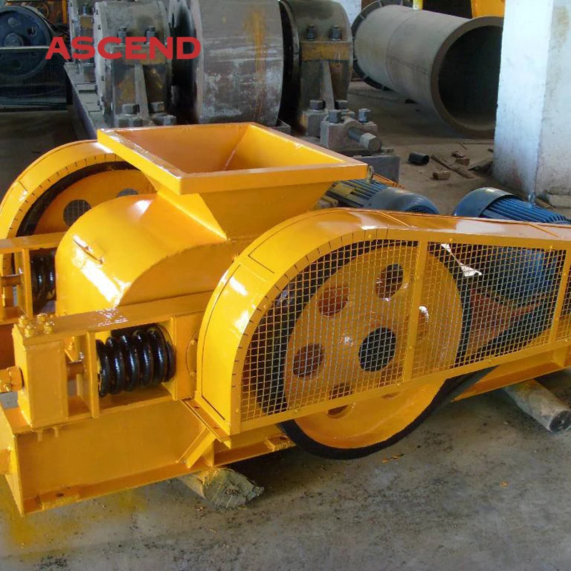 High quality choke coal smooth double roller crusher for concrete, clay and feldsaprt