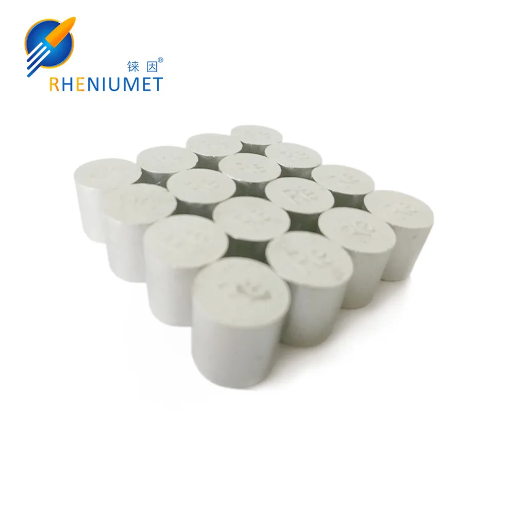 High purity  99.99% rhenium  Ingot/ Pellet, tablets, rhenium metal