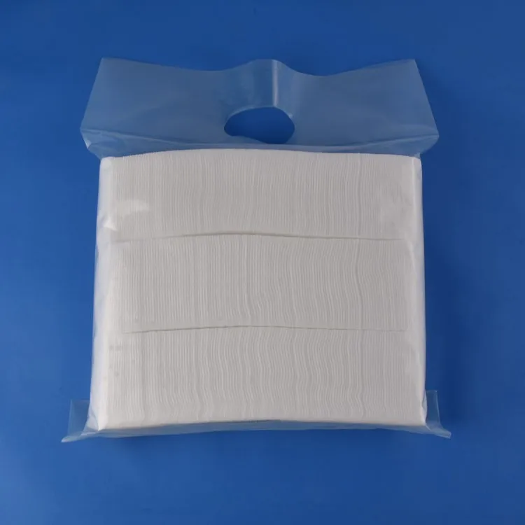 Cotton pad with high absorbent cotton wool pad for skin care square make up cotton pads