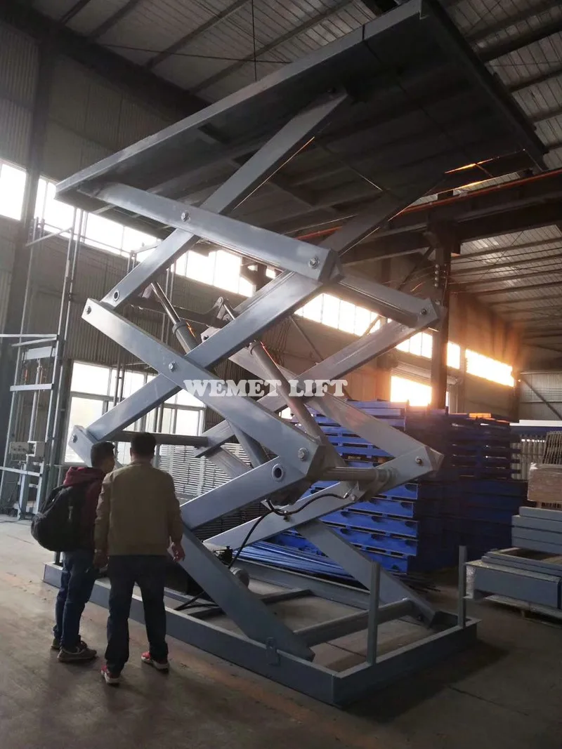 customization hydraulic fixed scissor car lift for basement garages