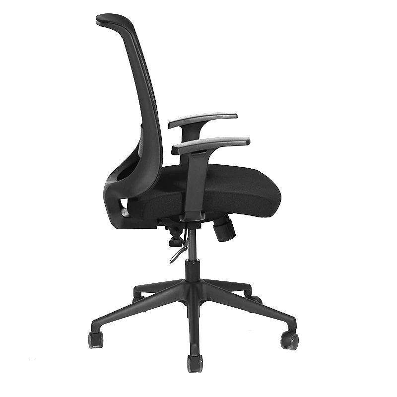 KingMay BIFMA Standard Mid Back Adjustable Armrest Nylon Base Swivel Task Office Chair