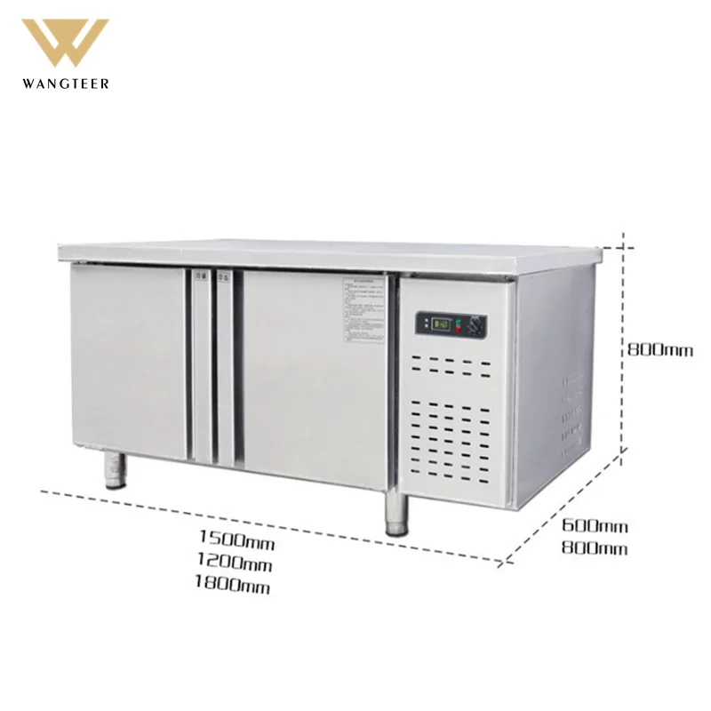 Refrigerator Kitchen Refrige Display Commercial Salad Bar freezer