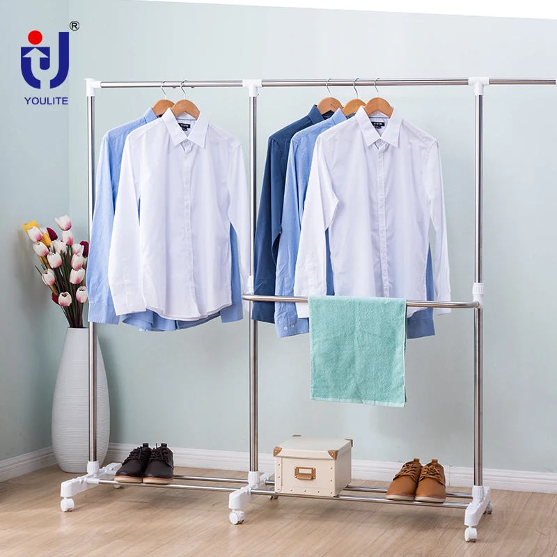 Excellent quality standing folding clothes display drying rack