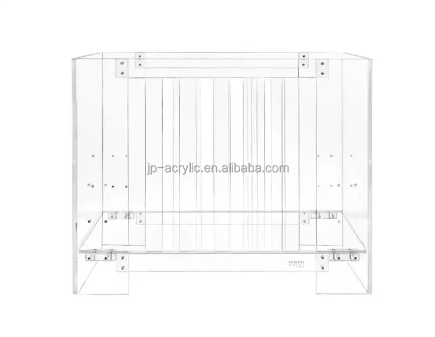 2017 best product acrylic kids crib bed made in china