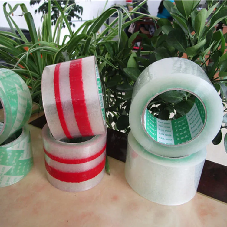 2018 March Expo Selected Supplier BOPP Tapes custom size 40mic/42mic/45mic BOPP Adhesive Tape Jumbo Roll shipping packaging tape