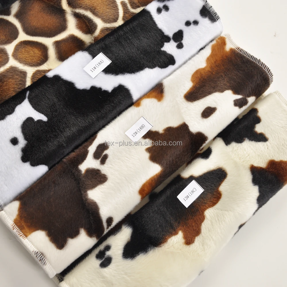 
100% polyester soft printing velboa fabric 