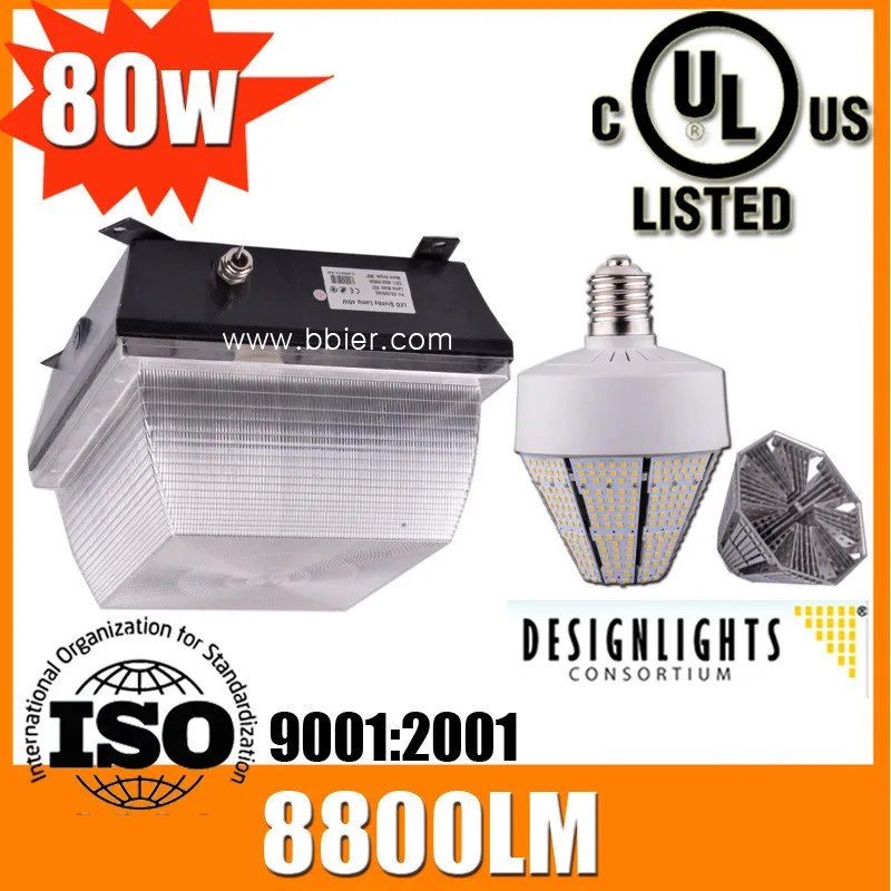 Горячая распродажа CE EMC ROHS перечислены 80 Вт из светодиодов навес азс свет