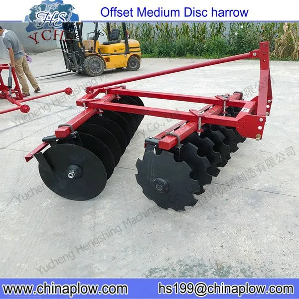 Farm equipment tractor disc harrow / offset middle duty disc harrow China supplier