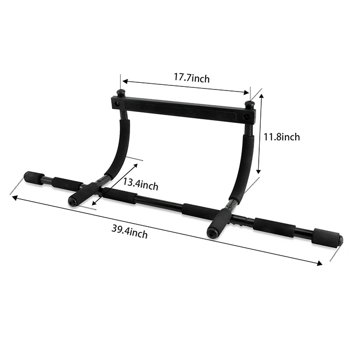 Indoor Gym Drilling-Free Pull up Push Home Fitness Equipment Adjustable Ceiling Power Fitness Standing-Free Elevated Pull up Bar