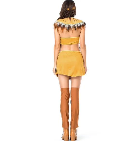 Sexy Halloween Party Indigenous Girl Cosplay Costume