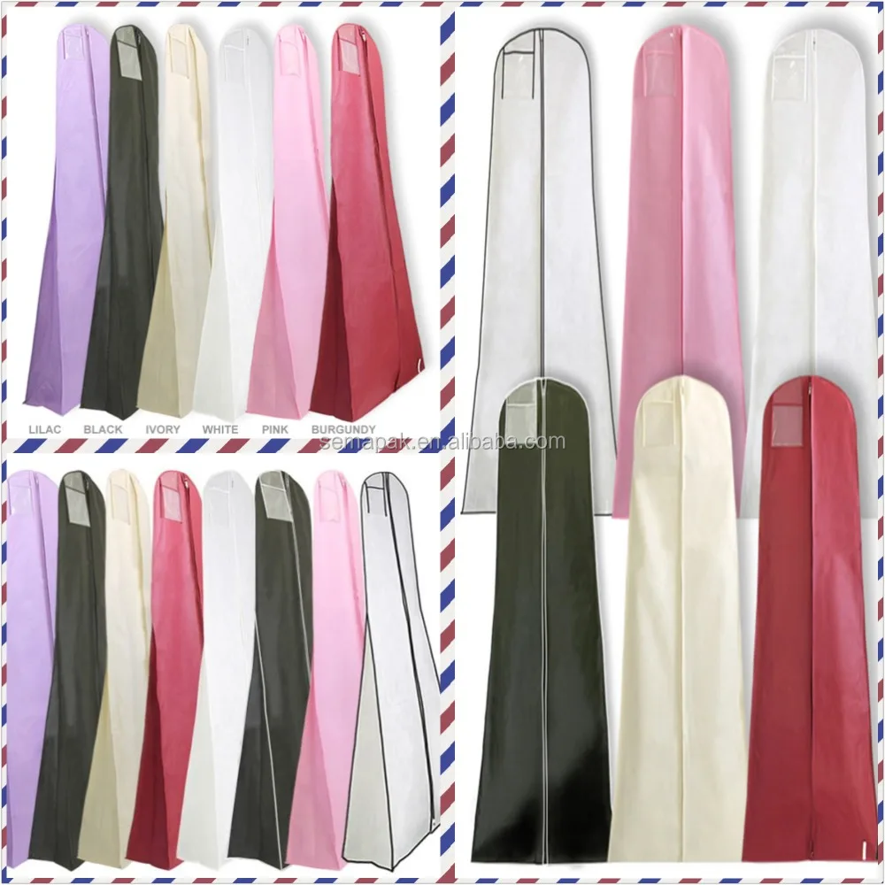 
custom printed clear garment bagfor dresses&clear plastic bags for wedding dresses&clear garment bags 
