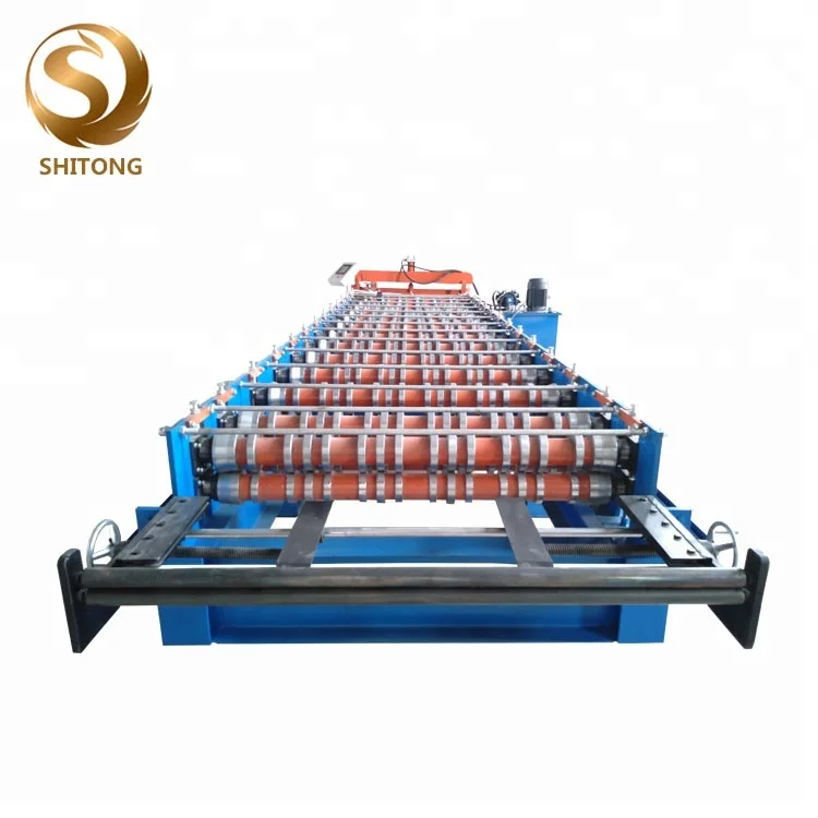 IBR Metal Roofing Sheet Making Roll Forming Machine with whole production line