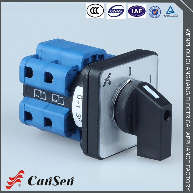 LW26-32F 0-1 3P 3 pole finger protect electric motor control test machine welding machine rotary cam switch