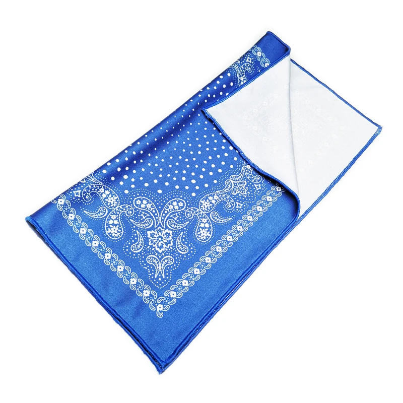 Colorful Heat Transfer Printing Microfiber Square Scarf
