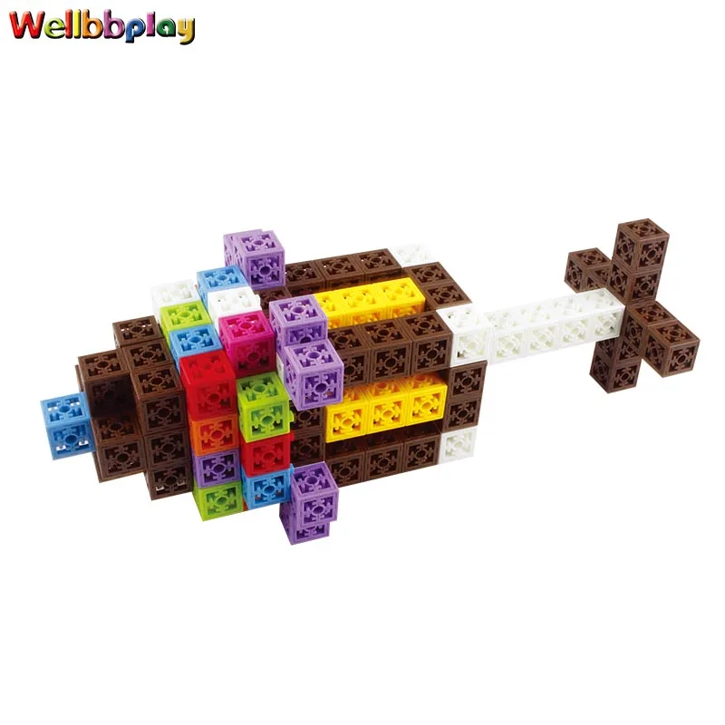 2023 Top Selling 3D  Montessori Toys  plastic cubes