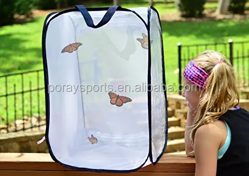 Насекомых в виде цветов и бабочек среды обитания сочные мини теплица для черепаха на заднем дворе сафари Мини Pop Up среды обитания сетка