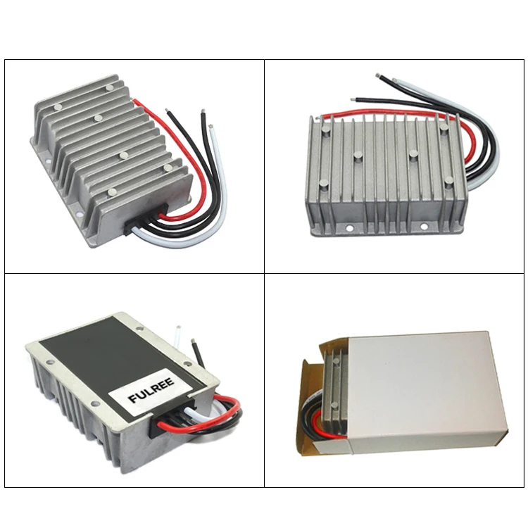 30A Golf Cart DC DC Converter 36V 48V to 12V Step Down Voltage Reducer